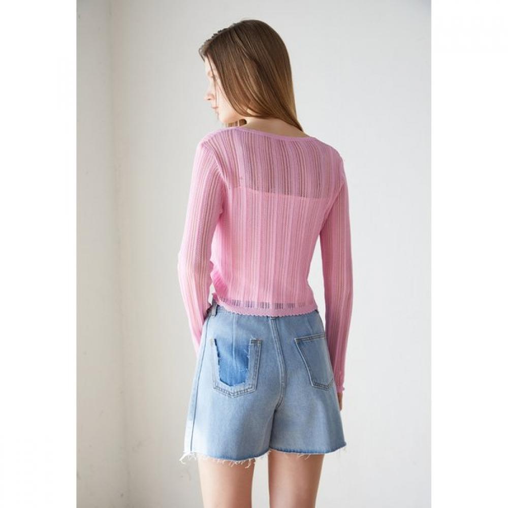 Egoist Lace Up Denim Shorts  Es2odq01 