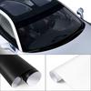 135x20CM Car Front Windshield Vinyl Waterproof Banner Stripe Decals Anti UV Heat Control Auto Window Visor Stickers Black/White