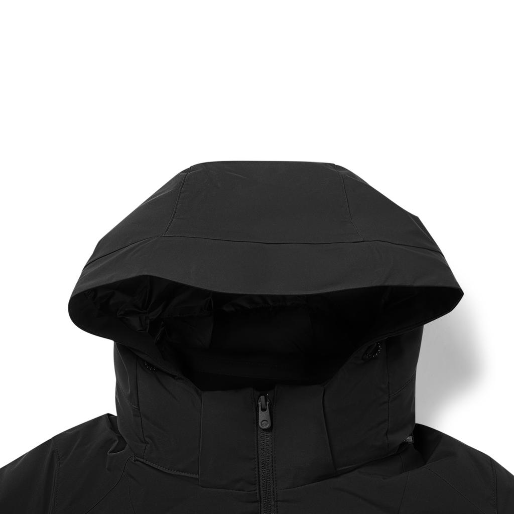 Li-Ning Hot Pot Down Jacket Series Sports Fashion Versatile Casual Windproof Water-Repellent Warm Hooded Down Jacket Women Outerwear AYMV402-2