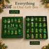 Frog Advent Calendar Holiday Hanging Box with Day Countdown Calendar 24 Acrylic Ornament Decorations Pendants