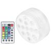 IP68 LED Pool Light RGB 16 Colors Underwater Lamp with Magnet Suction Cups 21?Key Remote Control