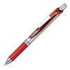 Pentel Ballpoint Pen Gel Ink EnerGel Knock Type 0.4mm Silver Barrel BLN74-B Red