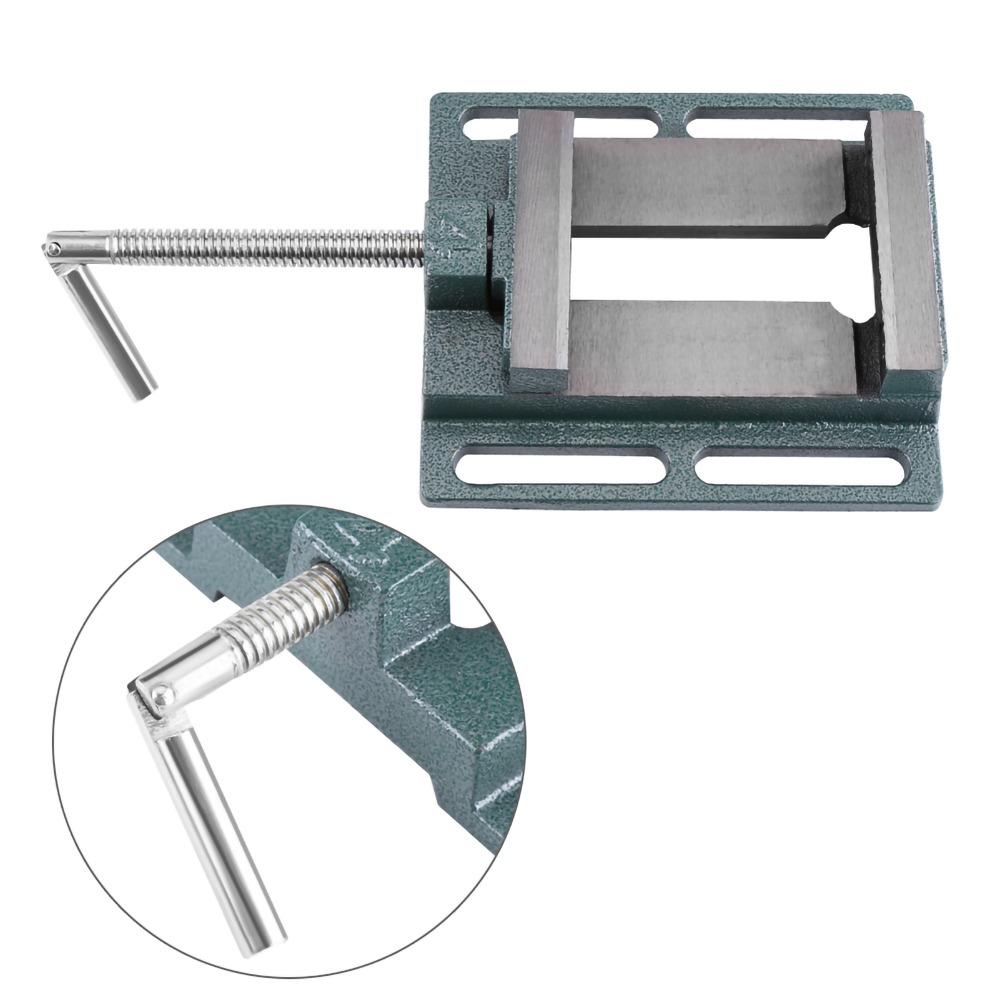 4" Opening Size Milling Vice Cast Iron Heavy Duty Vise Machine Bench Top Mount Drilling
