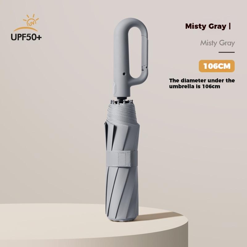 Design con fibbia ad anello 10 stecche Ombrello completamente automatico per uomo Pieghevole Extra Large Robusto Robusto Ombrellone da DONNA Ombrello doppio