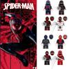 G0120 Superhero Building Blocks Spider-man Great Responsibility Suit In Red Cape