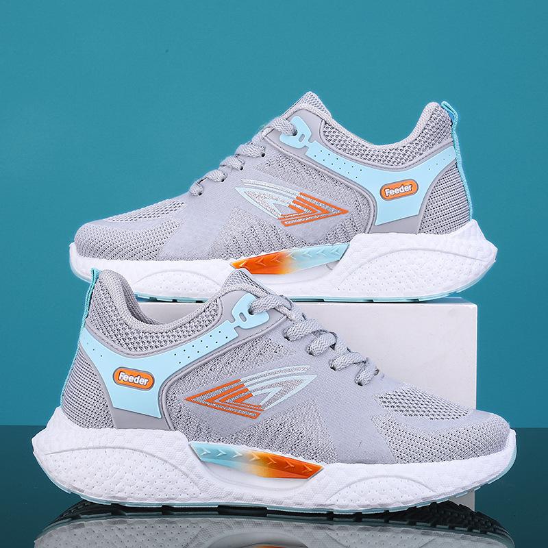 

New Couple Sneakers Trendy Platform Casual Shoes Fashi Flying Woven Shoes Women s Sneakers 35