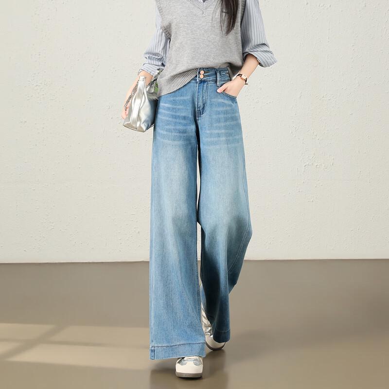 TERRE BLEUE Women s Relaxed Straight Leg Jeans 29