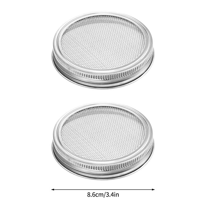 Seed Sprout Germination Cover Sprout Growing Lid Sprout Filter Vegetable Bean Seedling Jar Lid Germinator Stand