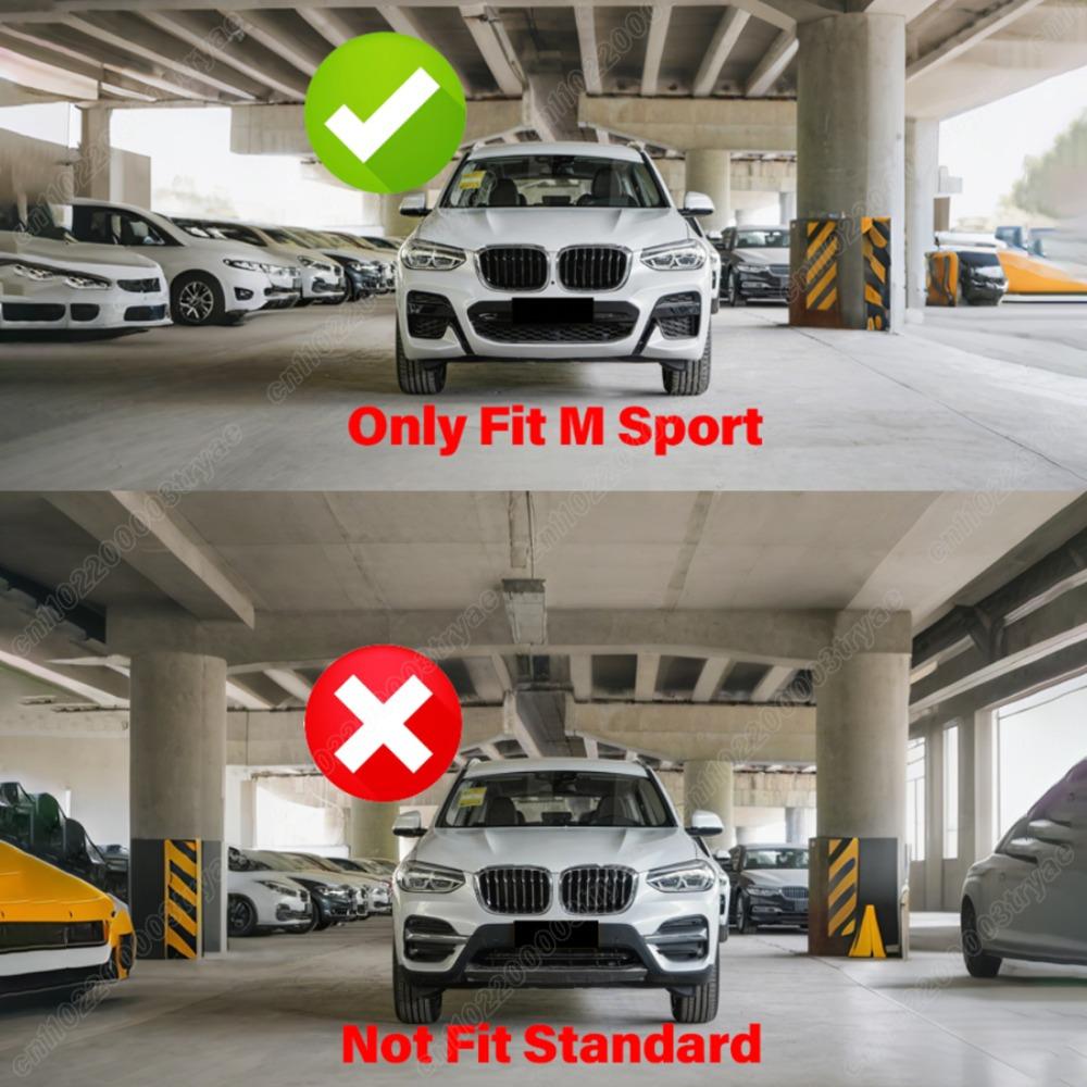 For BMW X3 G01 X4 G02 M Sport M40i M40d 2017 2018 2019 2020 2021 Automobile Front Bumper Lower Lip Spooler Splitter Body Kit