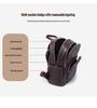 2022 Retro Weiches Leder Doppelschultertasche: Trendiger, Vielseitiger, Diebstahlsicherer Rucksack für Männer und Frauen