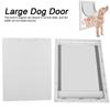 Grande Chatière pour Chiens Installation Simple Clôture pour Animaux de Compagnie Entrée et Sortie Spéciales Chatière pour Animaux