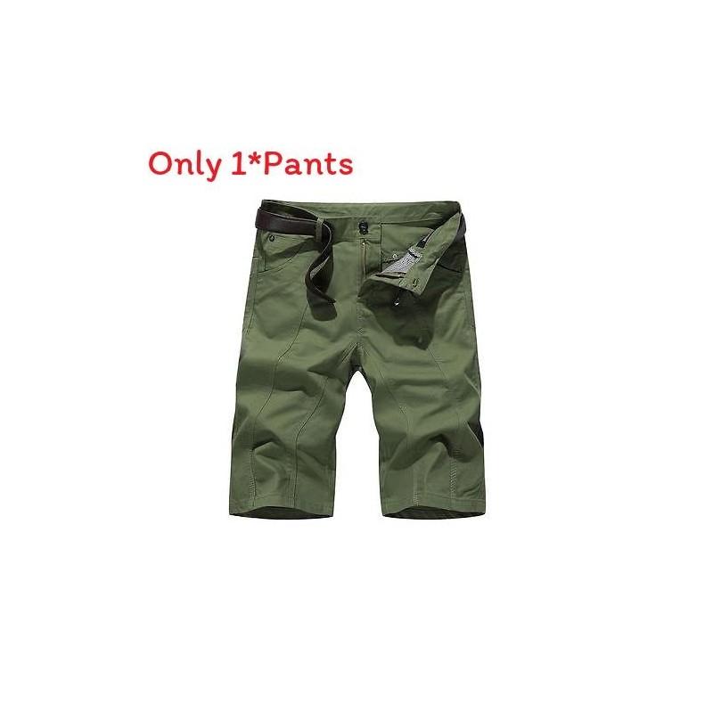 Summer Mens Cargo Shorts With Bamboo Fiber For Casual Wear And Comfort