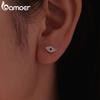 Bamoer 925 Sterling Earrings Silver Evil Eye Screw-back Ear Stud Mysterious Guardian Stud for Women Fine Jewelry