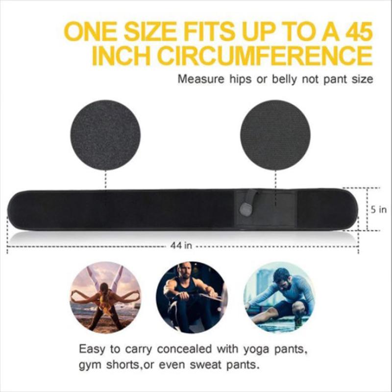 1Pc Belly Gun Holster Invisible Belt Bag Concealed Carry Elastic Girdle Waist