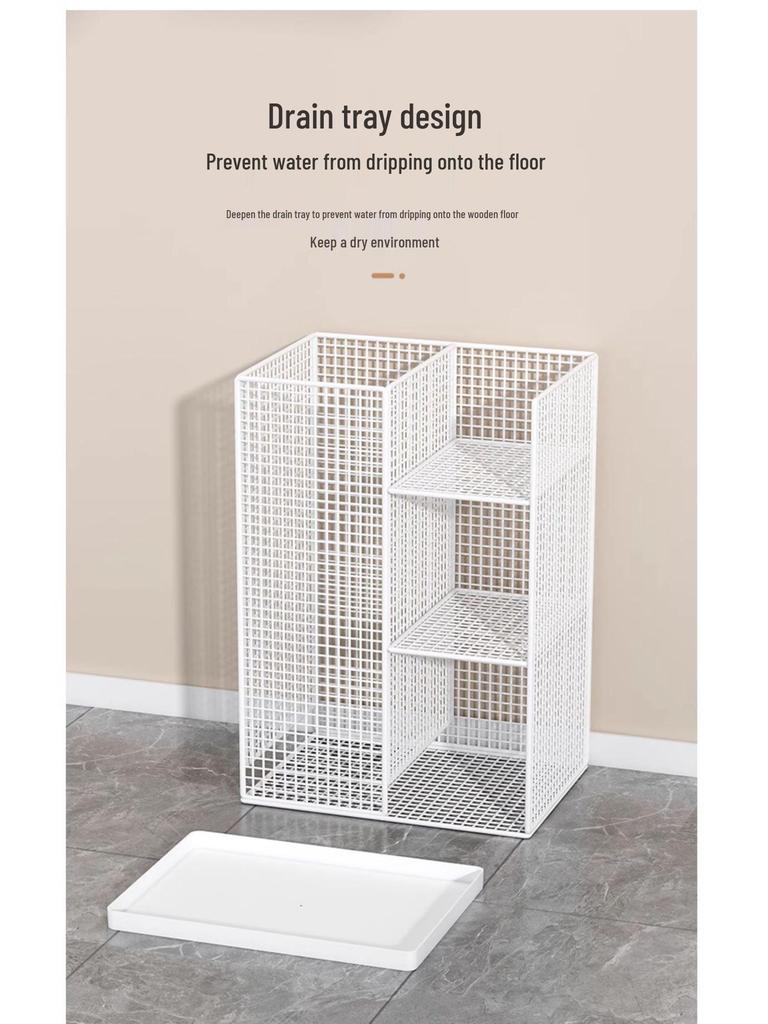 Entrance Umbrella Holder: Compact Water-Draining Stand for Home or Commercial Doorways