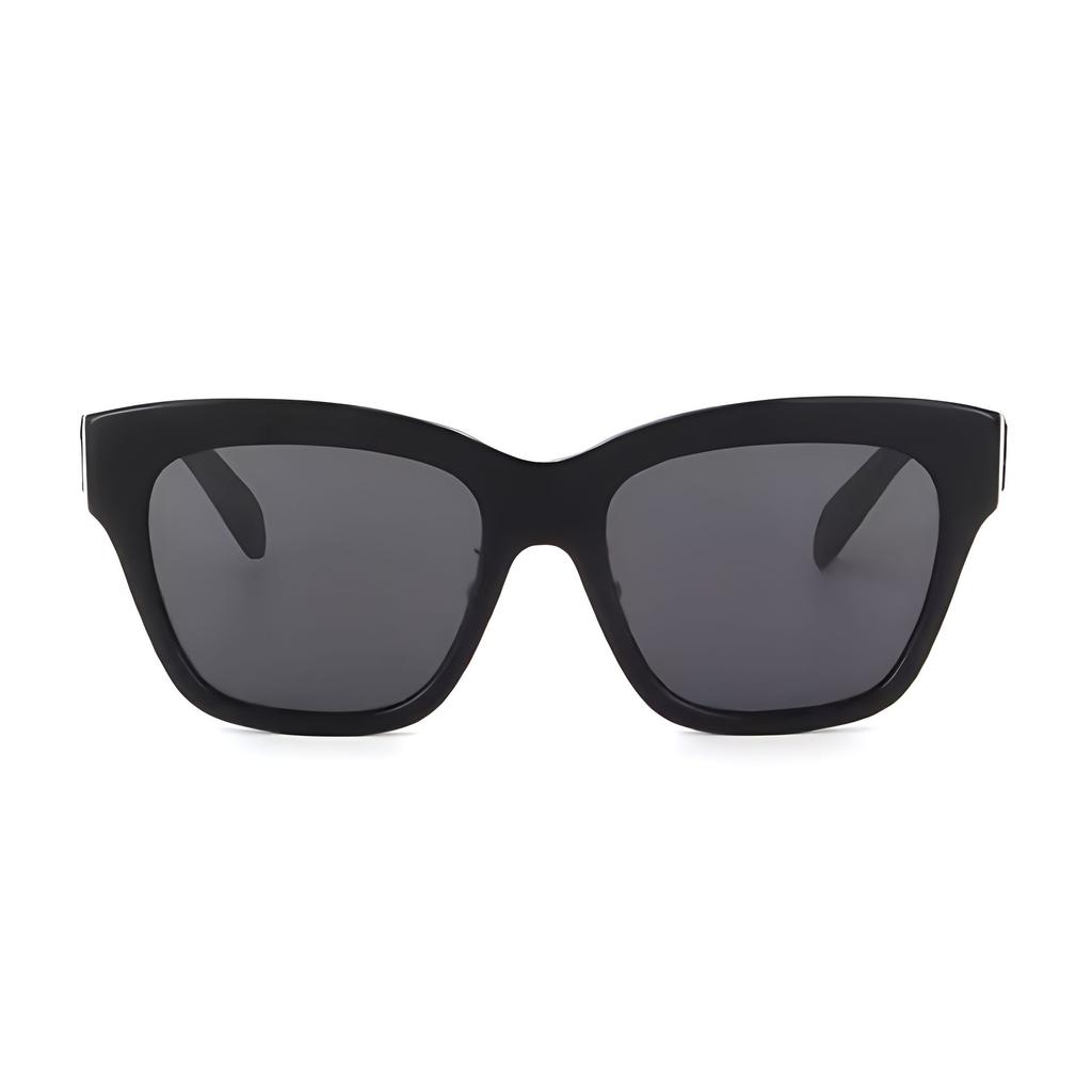 Celine Iconic Leg Strap Irregular Frame Sunglasses Women sunglasses Black CL40253F01A
