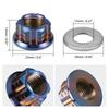 NICECNC For Surron Light Bee X S L1E Chain Tensioner Adjuster Blocks & Rear Axle Nut For Segway X160 X260 Electric Dirt Bike