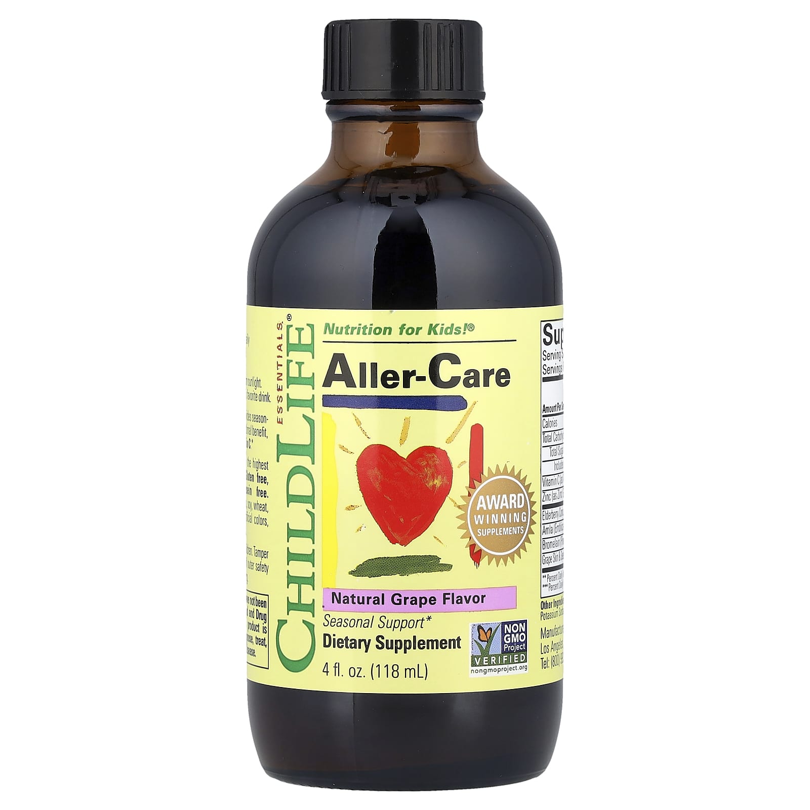 

Aller-Care, Natural Grape, 118Ml(4Fl Oz)