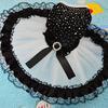 Glitter Lace Bowknot Bubble Skirt Pet Dress Clothes Puppy Costume Photo Shooting Prop
