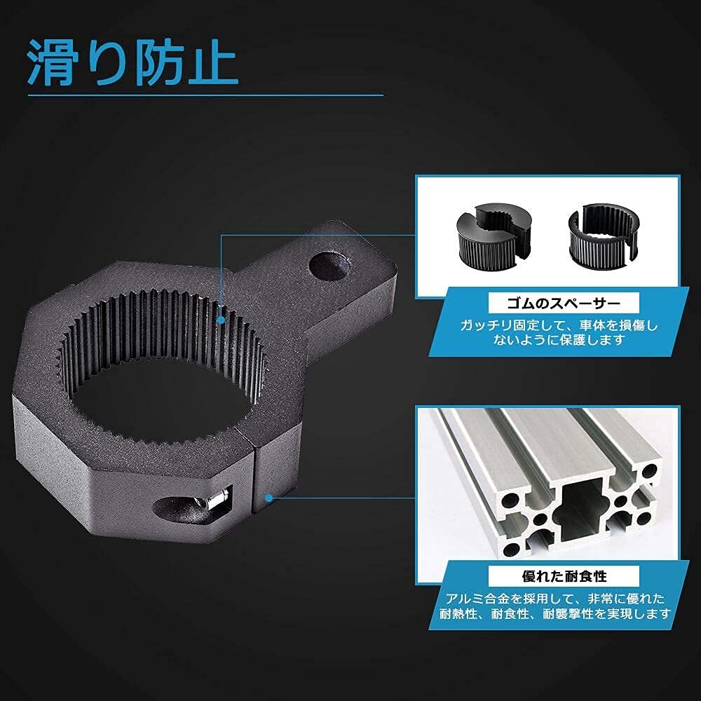 Samman Mounting Bracket, Pipe Attachment Type, Roof Carrier, Stainless Steel, Durable, No Drilling Required,