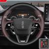 hand-stitched Genuine Leather non-slip car steering wheel cover For Lincoln Aviator Continental Nautilus MKC MKX Auto Parts Q2