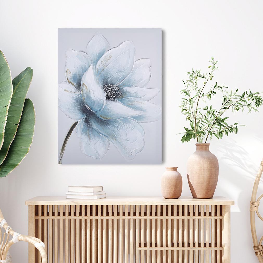 Home Floral Canvas Wall Art Print Decoration Multi Color Flower Painting Artwork for Living Room Bedroom Office