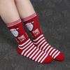 Unisex Cotton Knit Xmas Funny Socks Man Woman Lady Christmas Socks Santa Claus Santa Stockings