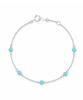 Lloyd Station Gemstone 10K Gold Bracelet Lwt26011T