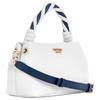 New GUESS Artificial Leather One Shoulder Handbag Women's White NG964911-WTV