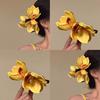 Pince à Cheveux Forme de Fleur Simulée 3D Pince à Cheveux Dents Antidérapantes Arrière de la Tête Pince à Cheveux de Douche Accessoires pour Cheveux