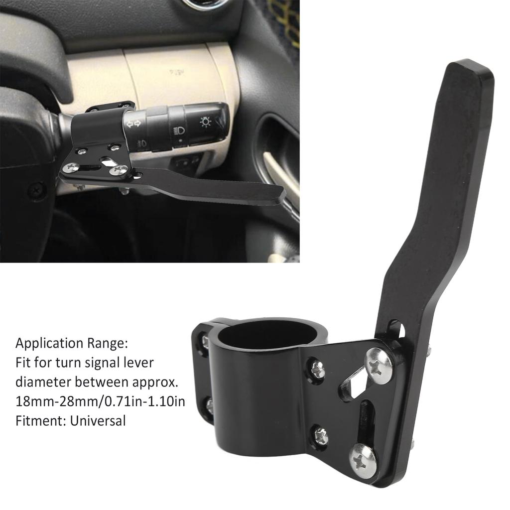 Turn Signal Lever Position Up Kit Aluminium Alloy Steering Wheel Turn Rod Extender Car Modification