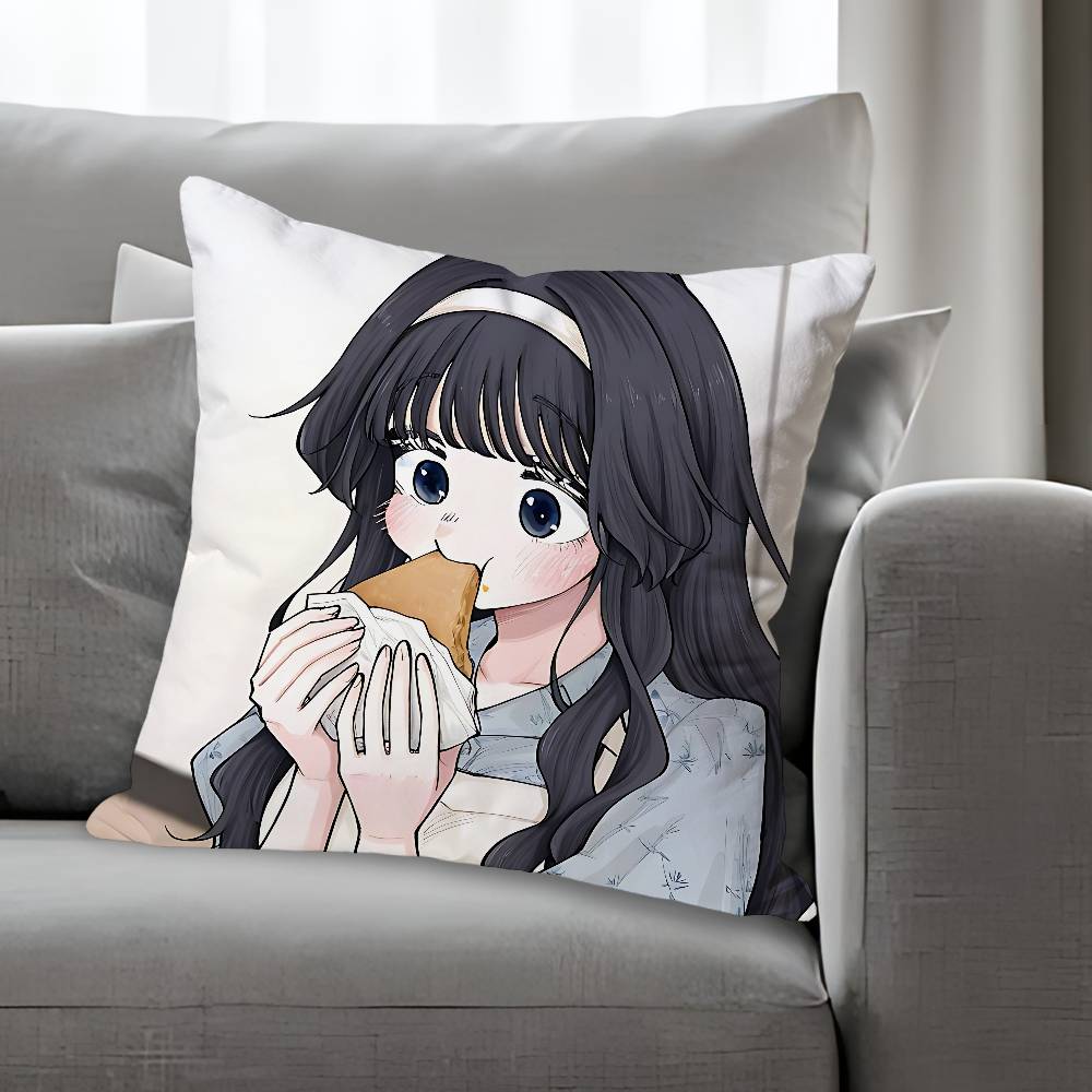 

KKaoru Hana wa Rin to Saku Anime Celebrity Merchandise AllMatch Printed Pillow Case Sofa Car Office Room Decoration Protector 30x30 cm