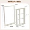 1/12 Dollhouse Window Frame Modern Mini House Decoration Supplies Lightweight Decorative