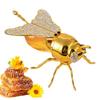Honeybee Shaped Honey Jar Bee Shaped Transparent Honey Container Kitchen Gadgets Decorative Honey Jar With Spoon