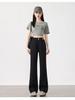 Women's Slimming High-Waist Tencel Denim Micro-Flare Pants - Spring/Summer 2026 Collection