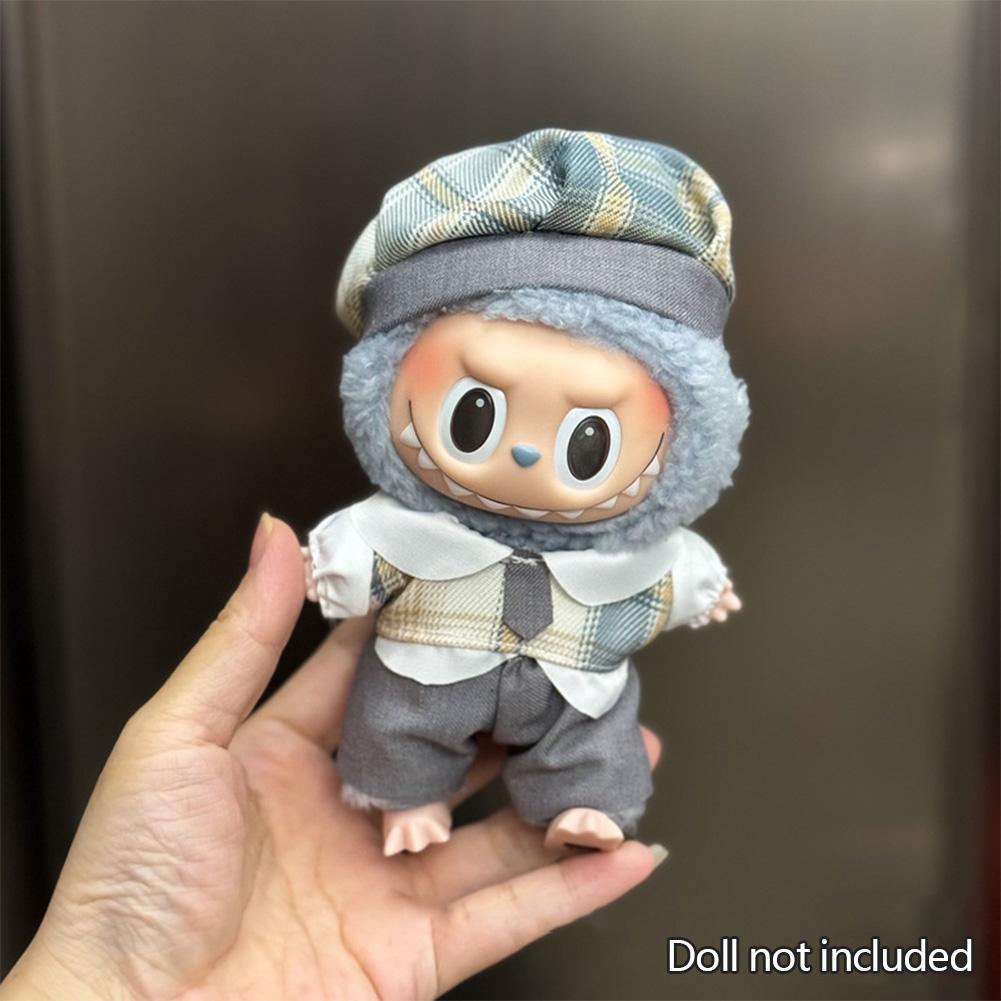 

Модная одежда Ropa Одежда Наряд Аксессуары для куклы Для 15/17см Labubu V2 V1 Плюшевый комбинезон NO DOLL