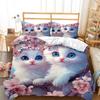2/3pcs Bedding Set Digital Print Comfortable Duvet Cover for Home Bedroom Decoration, 1 Duvet Cover and 2pillowcase with Zippers