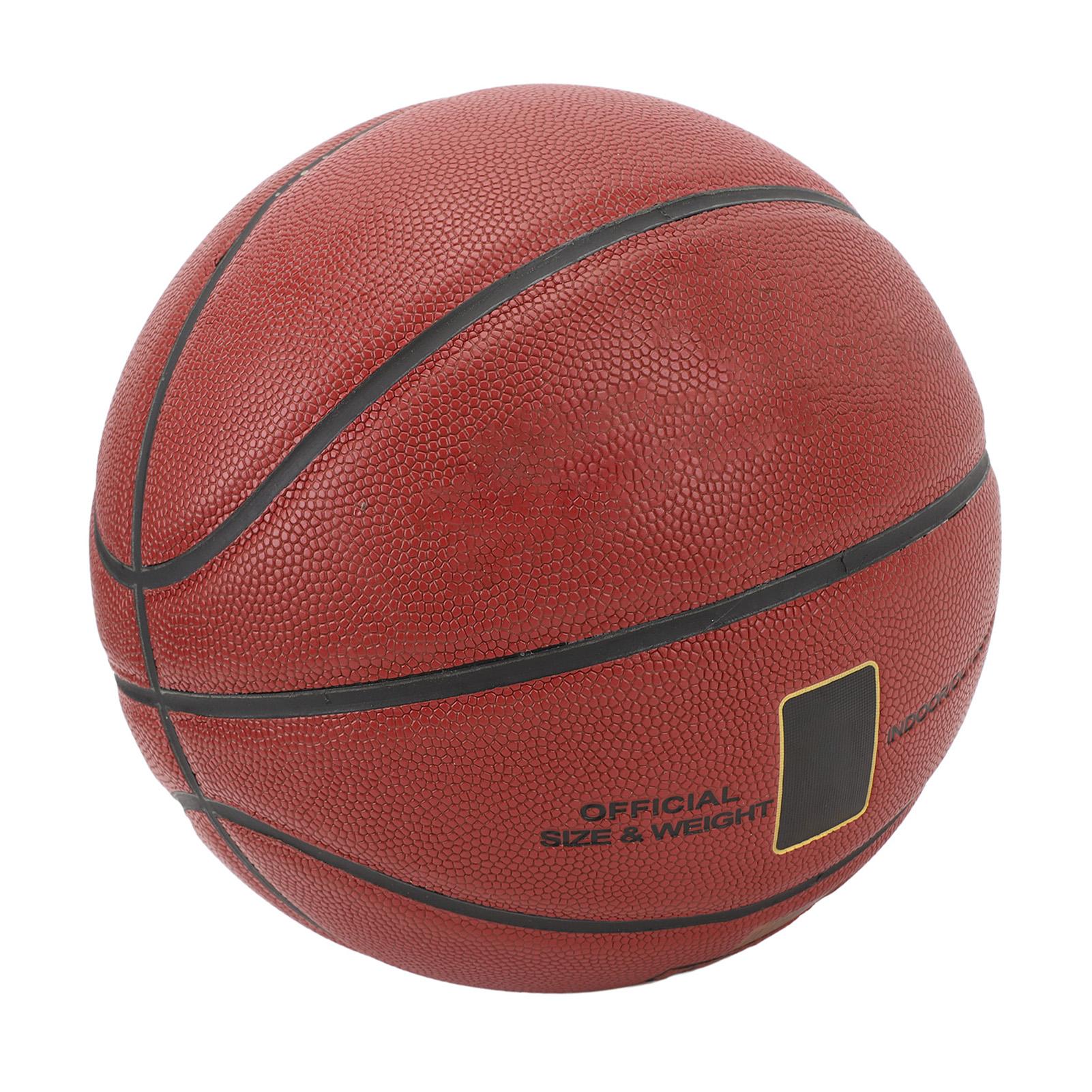 

Баскетбольный мяч из полиуретана с утолщенным средним слоем, для тренировок в помещении и на улице, с клапаном, предотвращающим утечку воздуха, для