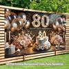 2D Diamond & Flower 80th Birthday Photography Background
