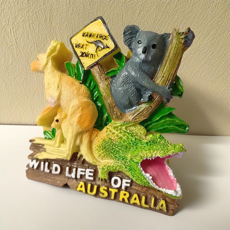 Australia & New Zealand 3D Fridge Magnet Souvenir