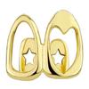Multipurpose Copper Plated Openwork Heart Designs Grillzs Fashion Accessory for Trendy Generation Stylish Outfits