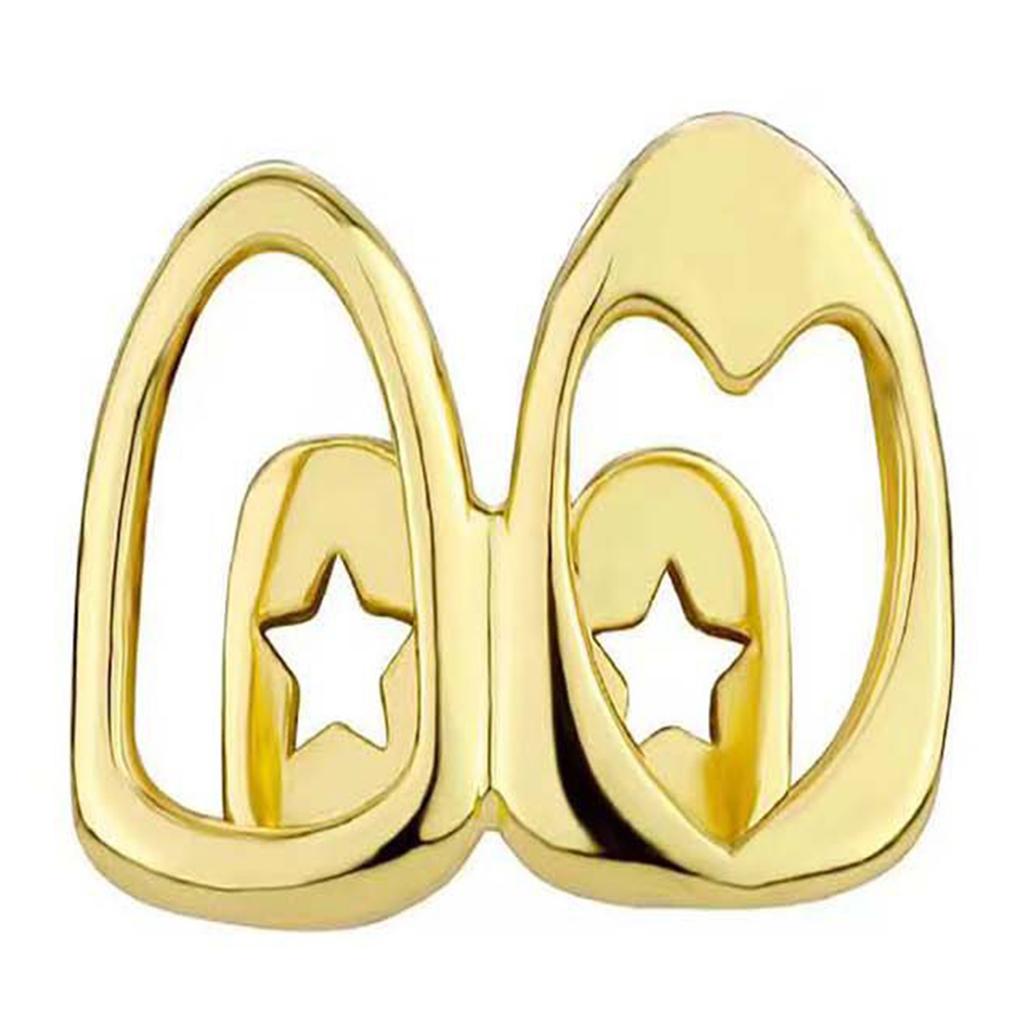 Multipurpose Copper Plated Openwork Heart Designs Grillzs Fashion Accessory for Trendy Generation Stylish Outfits