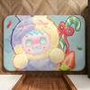 Character B-Boo B-Bear Floor Mat Soft Flannel Floor Mat  Suitable for Entryways, Living Rooms, Bedrooms, and Bathrooms