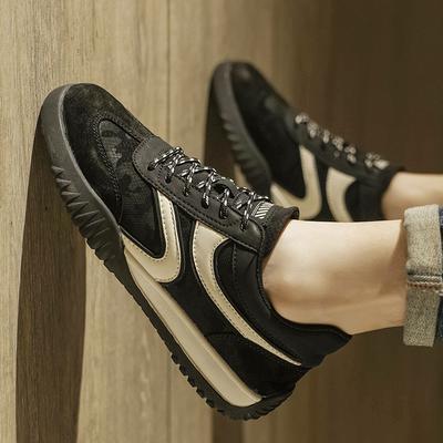 Nouvelles chaussures de sport décontractées en cuir à semelles souples style rétro automne Forrest Gump