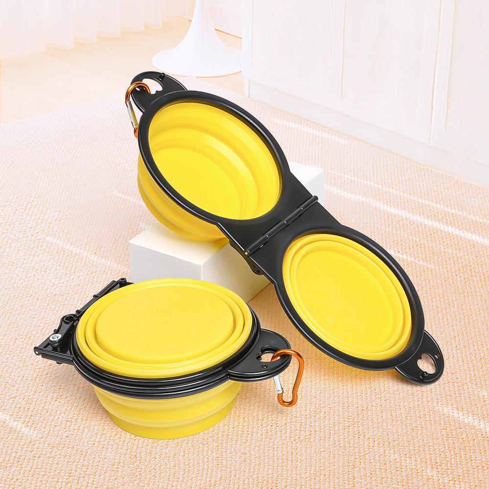 Collapsible Foldable Dog Bowl TPE Puppy Food Container Portable Dog Feeder Dish  Dog