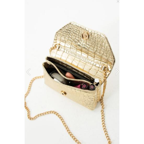 Uzun Askılı Krok Clucth Jake Kadın Çapraz Çanta