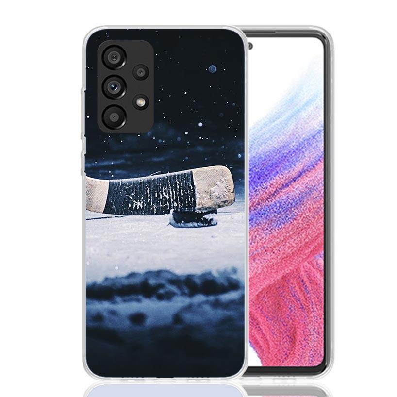 Ice Hockey Rink Sport Case Phone Cover for Samsung Galaxy A12 A22 A32 A42 A52 A72 A50S A51 A41 A31 A21S A40 A30S A20E A10 A70 A7
