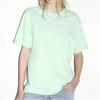 100% Cotton Round Neck Solid Color T-shirt Women's Short Sleeved Top