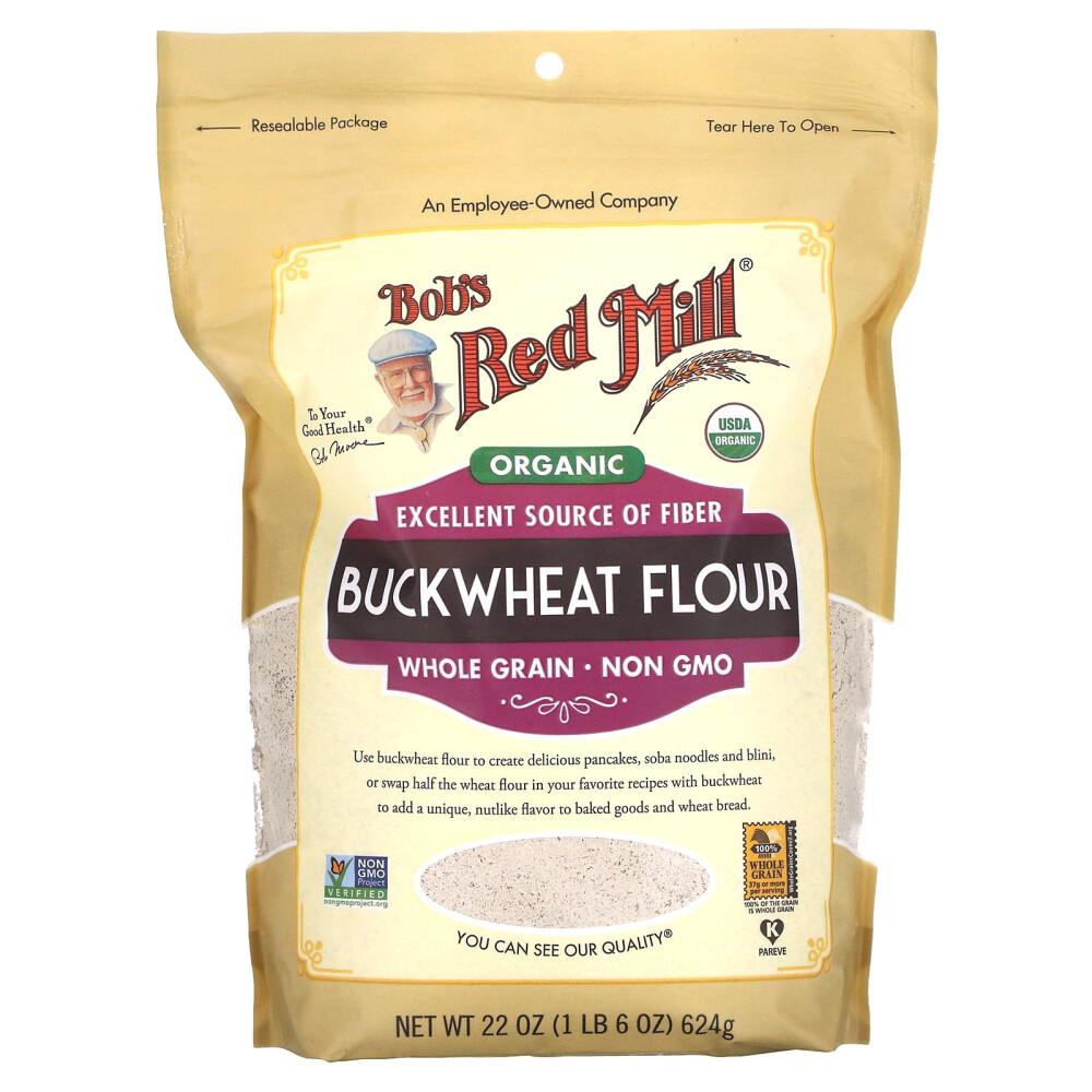 Bobs Red Mill Whole Grain Buckwheat Flour, 22 oz (624 g)