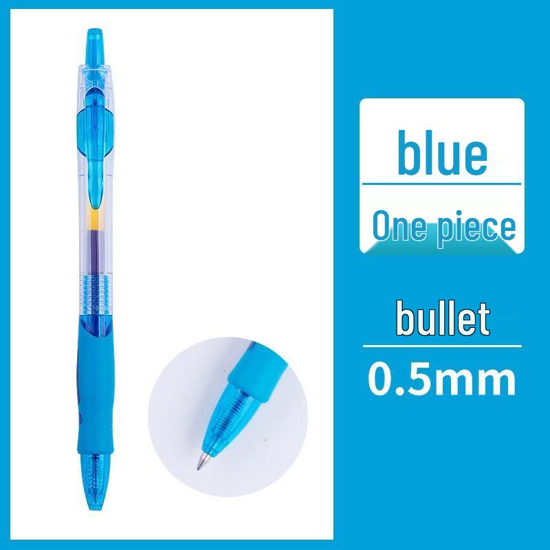 GP1008 Schwarzer Druckkugelschreiber mit rotem und blauem Pinsel, Büro-Gel und hochwertigem Kugelschreiber